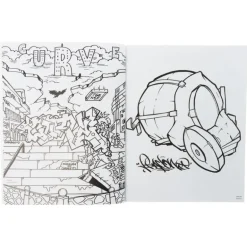 American Graffiti Coloring Book