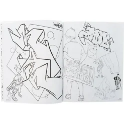 American Graffiti Coloring Book
