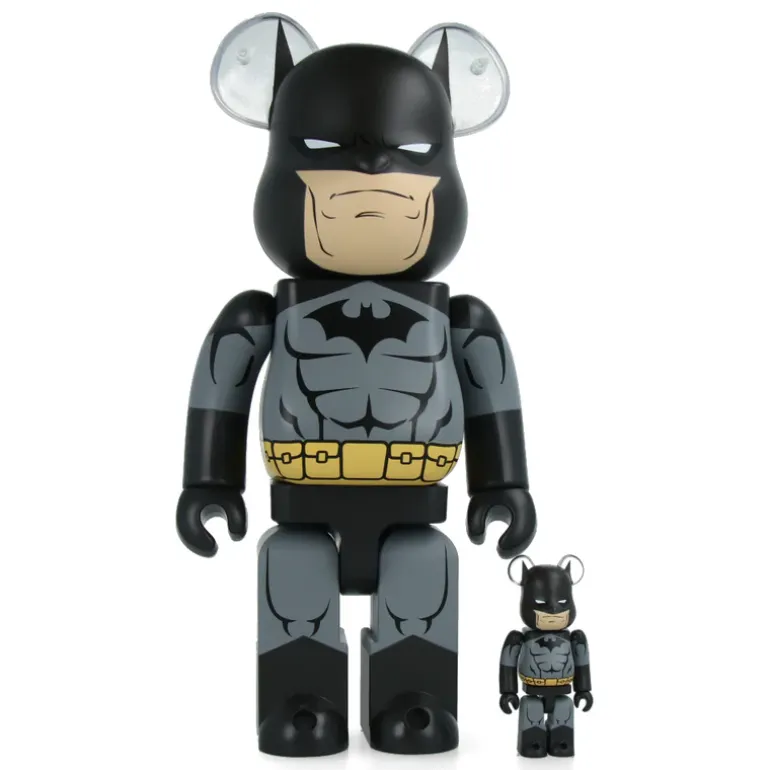 400% + 100% Bearbrick Batman Hush - Black ver.