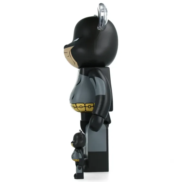 400% + 100% Bearbrick Batman Hush - Black ver.