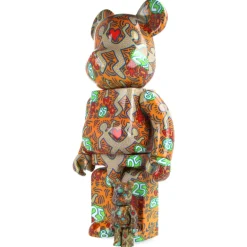 400% + 100% Bearbrick Keith Haring Special BWWT