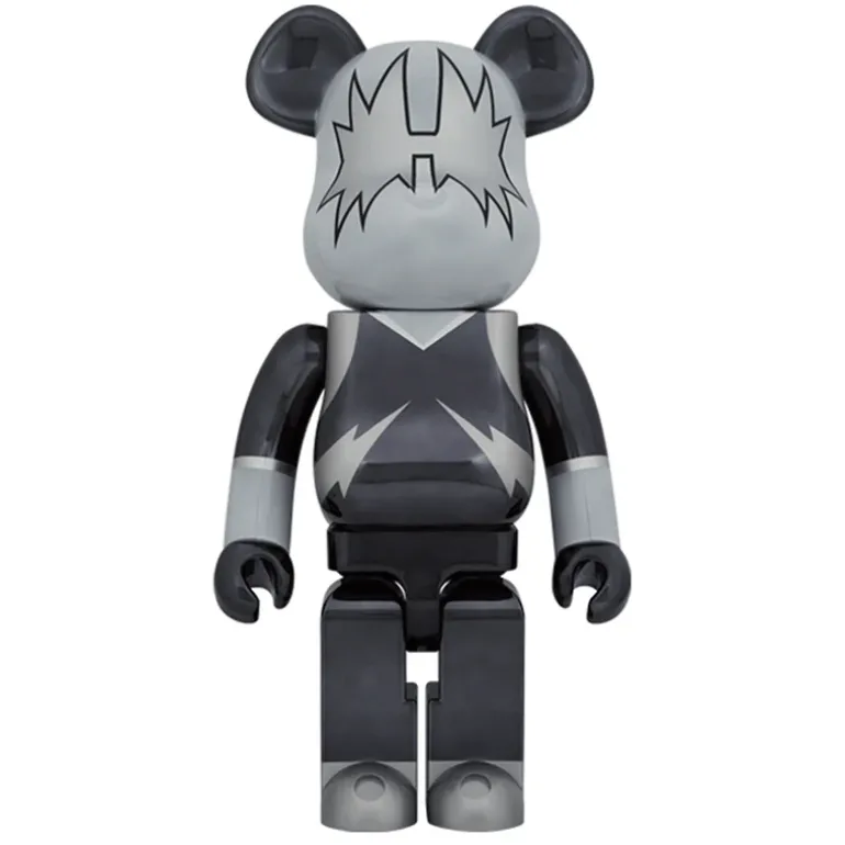 1000% Bearbrick Kiss Space Man Chrome Ver.