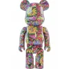 1000% Bearbrick Psicodélico paisley