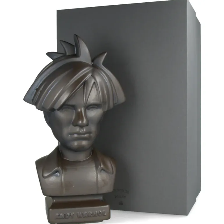 CERAMIK Andy Warhol Bust 80s ASH GOLD