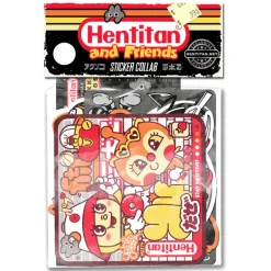 Hentitan and Friends - White Sticker Pack