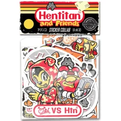 Hentitan and Friends - Yellow Sticker Pack