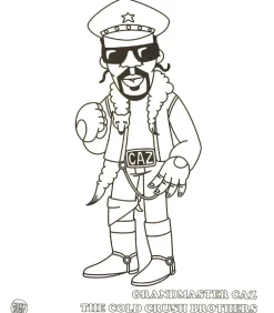 Hip hop coloring book