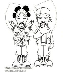 Hip hop coloring book