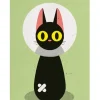 Komboh - Bandage Cat Giclee Print