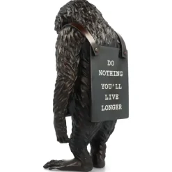 Monkey Sign Bronze Statue 2 - Banksy X Medicom Toy