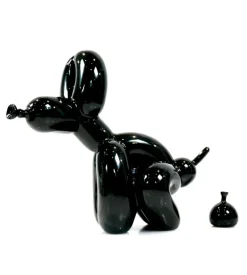 Sculpture Popek Black Porcelain Edition by WHATSHISNAME