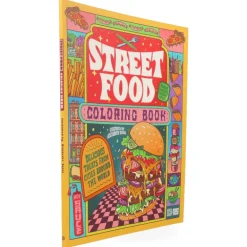 Street Food Coloring Book