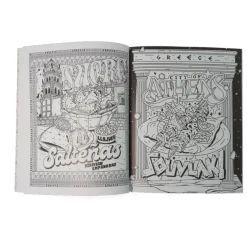 Street Food Coloring Book