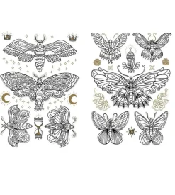 Tattoo Colouring Book
