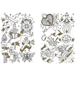 Tattoo Colouring Book