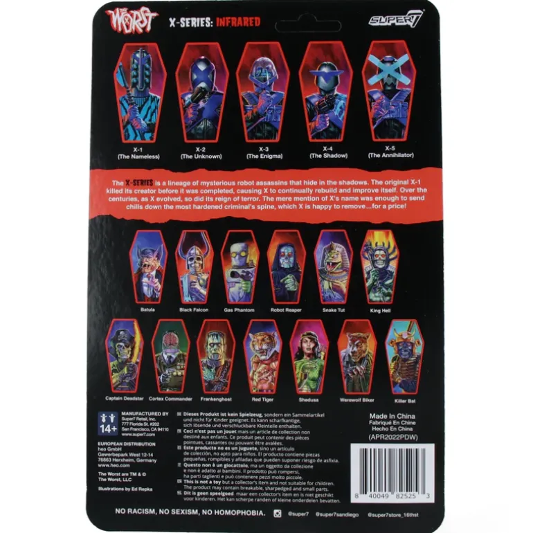 X-2 (Infrared) - The Worst - ReAction Figures